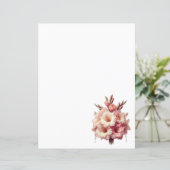 Floral Gladiolus Paper Sheet (Staand voorkant)