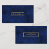 Floral Glam Elegant Modern Visitekaartje (Voorkant / Achterkant)