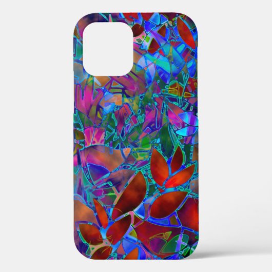 Floral Glas in lood Case-Mate iPhone Case (Achterkant)