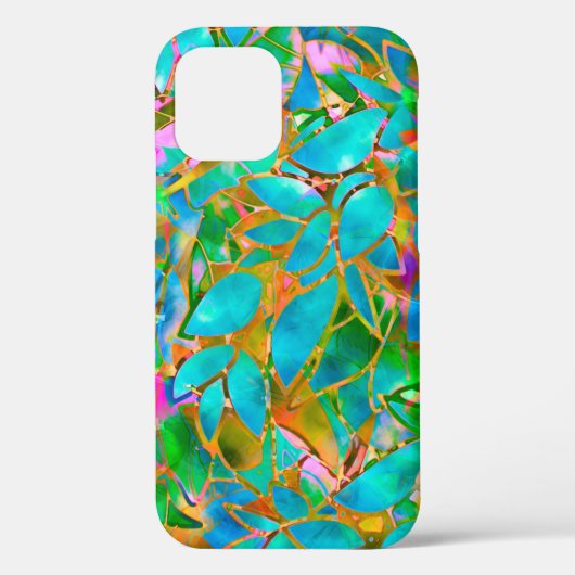 Floral Glas in lood Case-Mate iPhone Case (Achterkant)