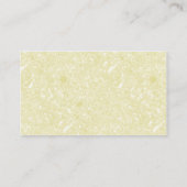 Floral Glas in lood Visitekaartje (Achterkant)