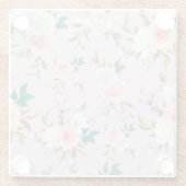 Floral Glazen Onderzetter (Achterkant)