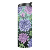 *~* Floral Glitter Succulent Girly Thermosbeker (Gedraaid links)