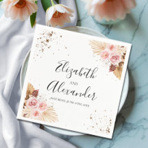 Floral Glitter Wedding
