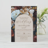 Floral Glow 5x7 Weddenschap Kaart (Staand voorkant)