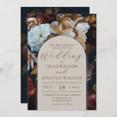 Floral Glow 5x7 Weddenschap Kaart (Voorkant / Achterkant)