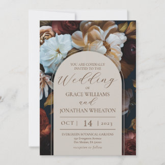 Floral Glow 5x7 Weddenschap Kaart
