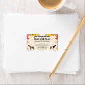 Floral Goat Milk Soap Label - Nigerian Dwarf Dairy (Insitu)