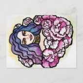 Floral Goddess Briefkaart (Voorkant)
