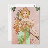 Floral Goddess Briefkaart (Voorkant / Achterkant)