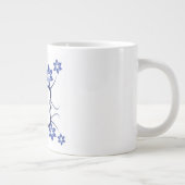 Floral Goddess Jumbo Mok Blue (Rechts)