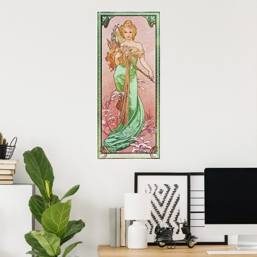 Floral Goddess Poster (Thuiskantoor)