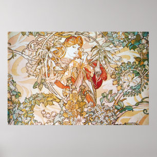 Floral Goddess Poster