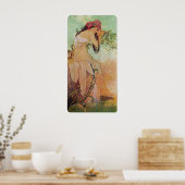 Floral Goddess Poster (Keuken)