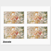 Floral Goddess Rechthoekige Sticker (Vel)