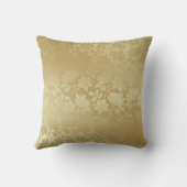 Floral Gold 50th Wedding Jubileum Kussen (Achterkant)
