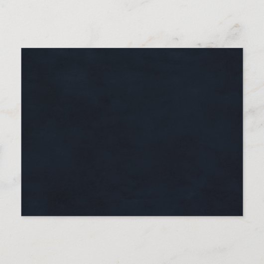 Floral Gold Baby shower Hopft & Wwish Card Briefkaart (Achterkant)