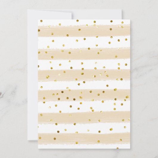 Floral Gold Galentine's Day Brunch-uitnodiging Kaart (Achterkant)