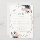 Floral Gold Geometric we doen het opnieuw met Hern Kaart (Voorkant)