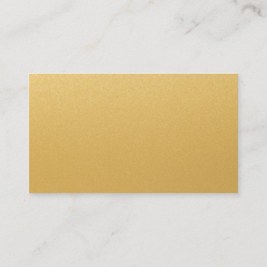 Floral Gold QR-code RSVP-website Kaart (Achterkant)