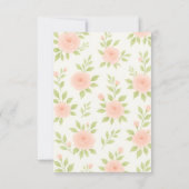 Floral Gold Script Sweet Sixteen | Elegant 16th Bedankkaart (Achterkant)