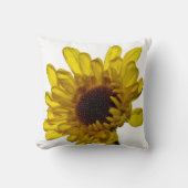Floral Golden Yellow Flower Abstract Gift Favor Kussen (Voorkant)