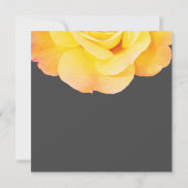 Floral Golden Yellow Oranje grijs 2022 bruiloft (Achterkant)