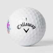 Floral Golf Balls Golfballen (Logo)