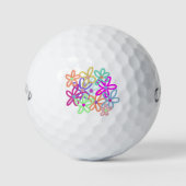 Floral Golf Balls Golfballen (Voorkant)
