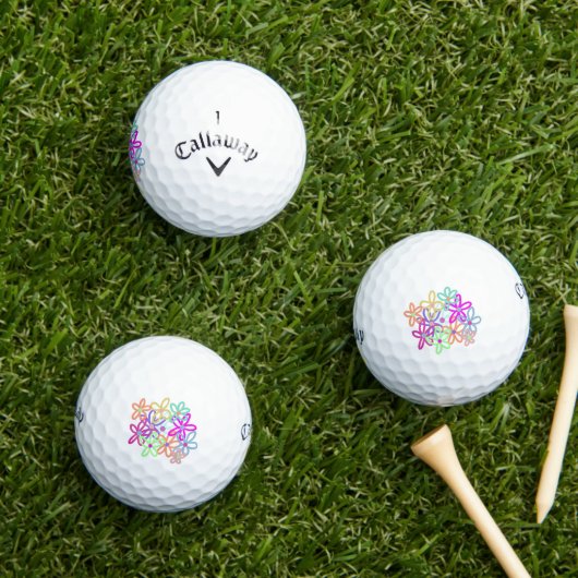 Floral Golf Balls Golfballen (Insitu Gras)