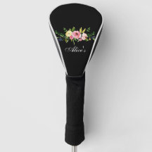 Floral Golf Head Hoesjes