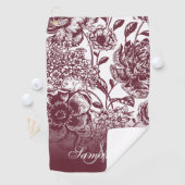  Floral Golfhanddoek (Insitu)