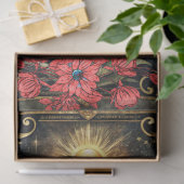 Floral Gothic Tarot Reader's Card Abstract Collage Tissuepapier (Geschenk)