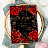 Floral Gothic Volwassen Halloween Kostuum Party Kaart