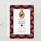 Floral Gothic Vrijgezellenfeest Kaart (Voorkant)