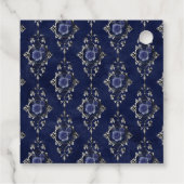 Floral Gothic Wedding Bedankjes Labels (Achterkant)