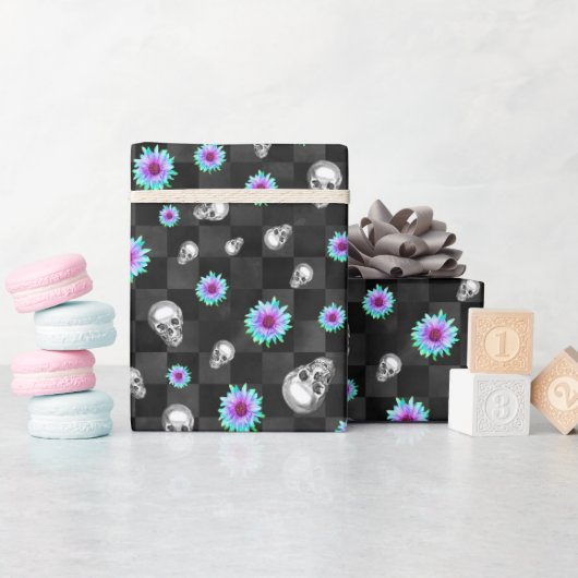 FLORAL GOTHIC WRAPPING PAPIER (Baby Shower)