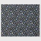 FLORAL GOTHIC WRAPPING PAPIER (Vlak)