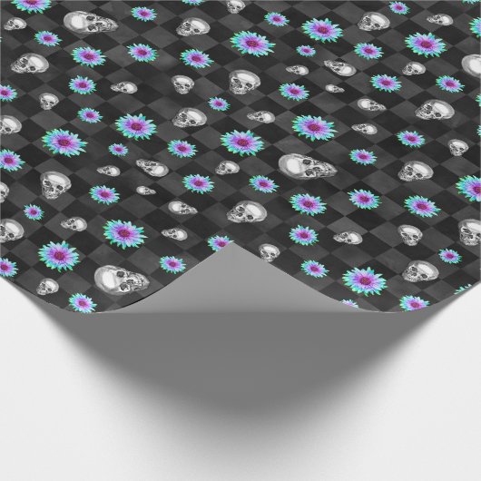 FLORAL GOTHIC WRAPPING PAPIER (Hoek)