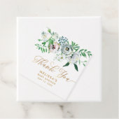 Floral Gouache Boho Schattige gepersonaliseerd Bab Bedankjes Labels (In situ)