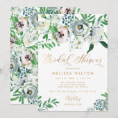  Floral Gouache Boho Vloer Vrijgezellenfeest Kaart (Voorkant / Achterkant)