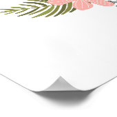  Floral graaf je zegeningen Poster (Hoek)