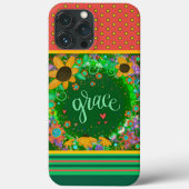 Floral Grace Inspirivity Custom Case-Mate iPhone Case (Achterkant)
