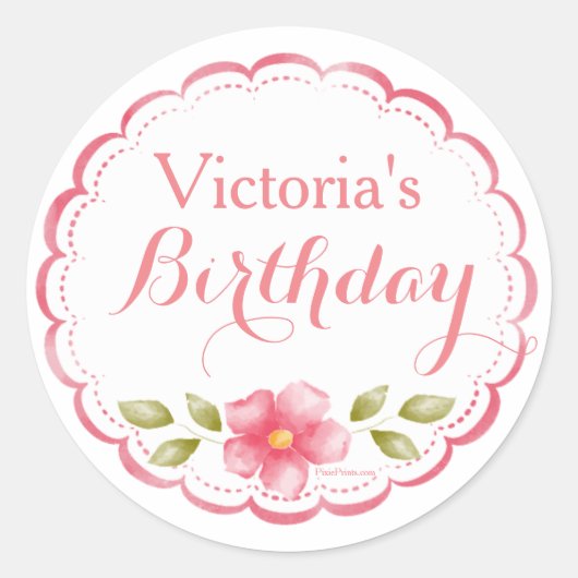Floral Grace Stickers (Voorkant)