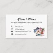 Floral Grace Visitekaartje (Achterkant)