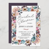 Floral Grace Vrijgezellenfeest Kaart (Voorkant / Achterkant)