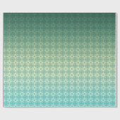 Floral, gradiënt cadeaupapier (Vlak)