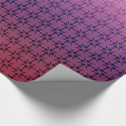 Floral, gradiënt cadeaupapier (Hoek)