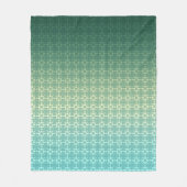 Floral, gradiënt fleece deken (Voorkant)