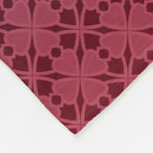 Floral, gradiënt fleece deken (Hoek)
